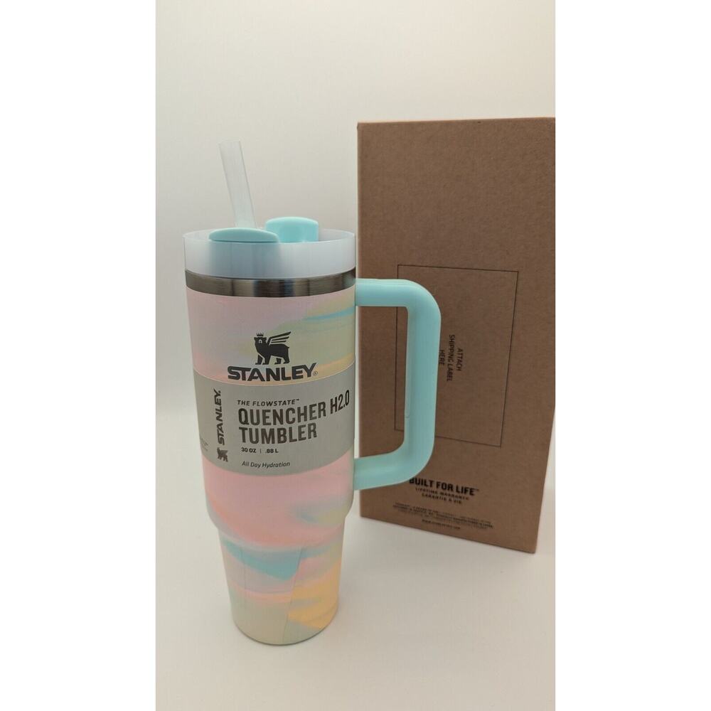 Stanley 30oz Tumbler Warm Serene Brushstrokes Taylor Swift Lover - Quick Ship